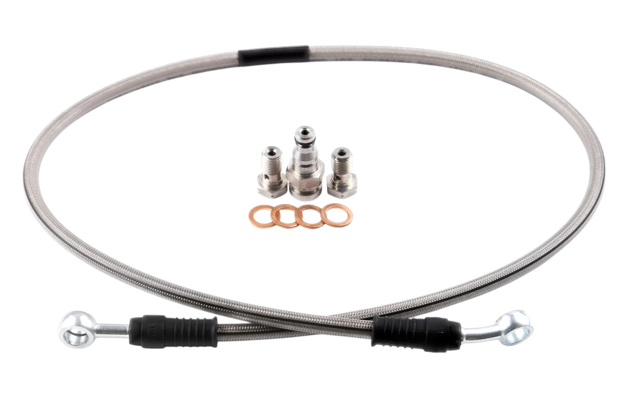 Braided Clutch Line - Heavy-Duty Off-Road Performance Xtreme Clutch braided stainless steel clutch line with protective outer sleeve and metal braid construction